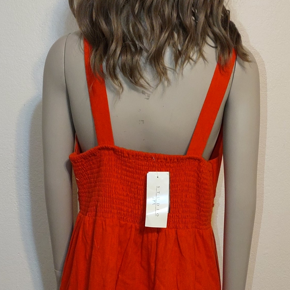 🆕 STUDIO JPR Bright Ruffled Bottom Maxi Dress - Picture 6 of 10